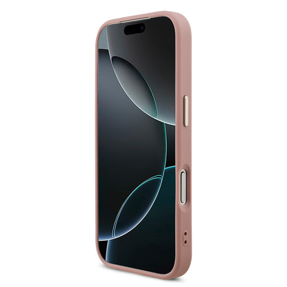 iPhone 17 Pro Kılıf Guess Orjinal Lisanslı 4G Büyük Metal Kamera Çerçeveli ve Logolu Glitter Kapak