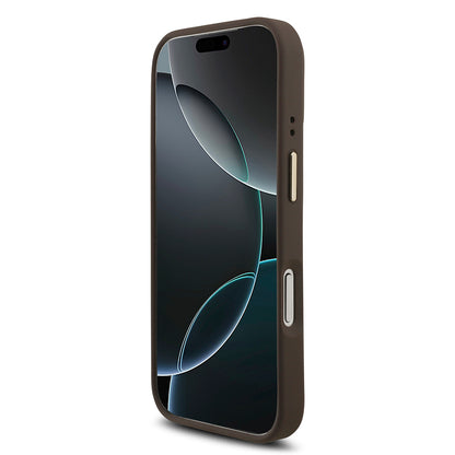 iPhone 17 Pro Kılıf Guess Orjinal Lisanslı 4G Büyük Metal Logolu Kalın Askılı Kapak