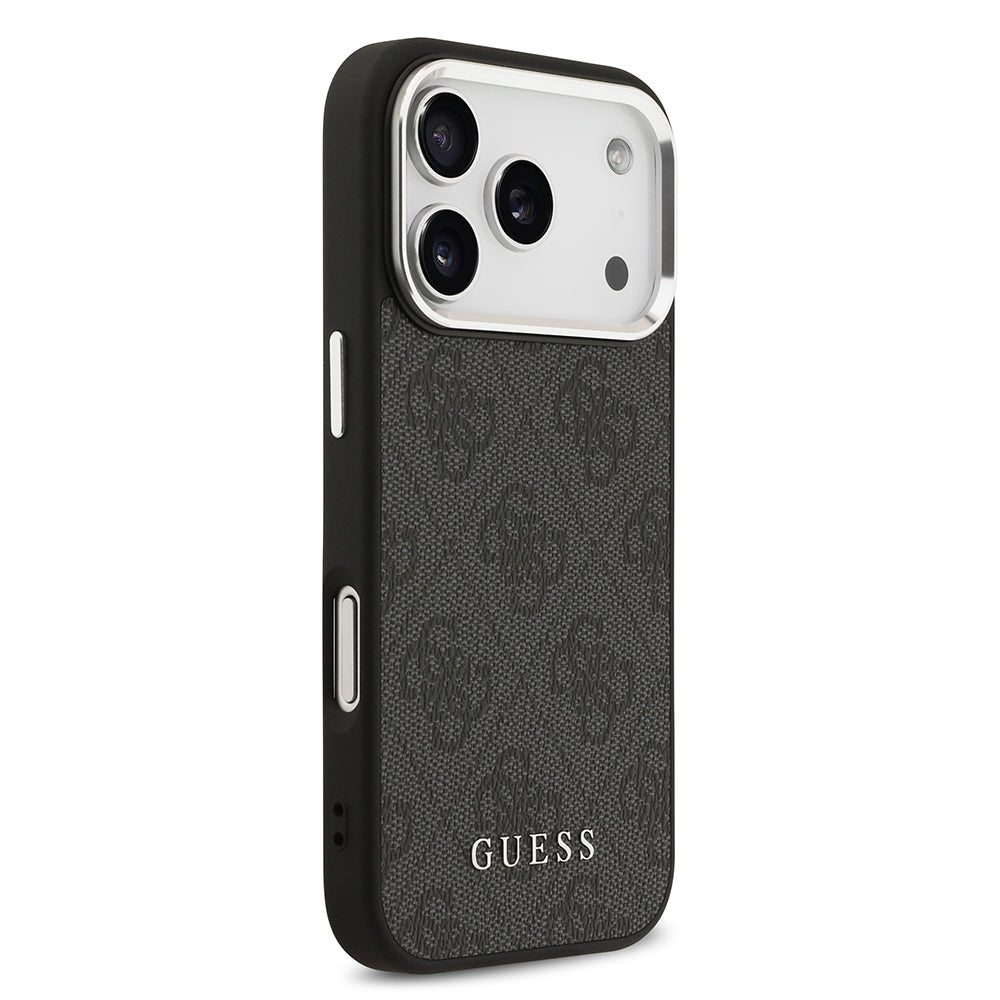 iPhone 17 Pro Kılıf Guess Orjinal Lisanslı M-safe Şarj Özellikli 4G Klasik Yazı Logolu Kapak