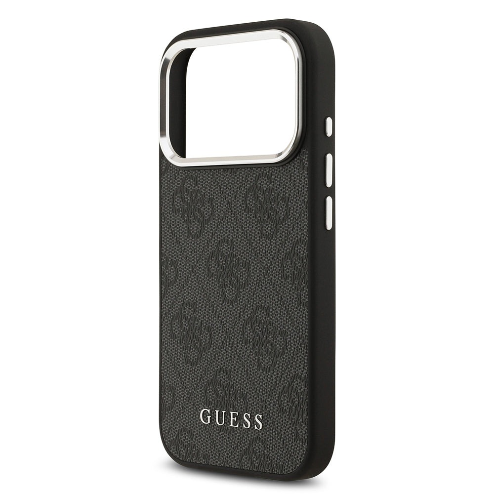 iPhone 17 Pro Kılıf Guess Orjinal Lisanslı M-safe Şarj Özellikli 4G Klasik Yazı Logolu Kapak