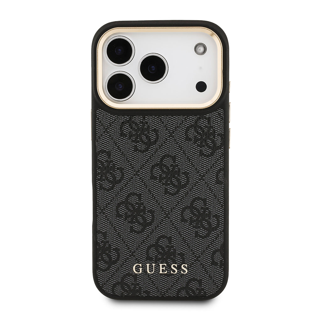 iPhone 17 Pro Kılıf Guess Orjinal Lisanslı M-safe Şarj Özellikli Askılı ve 4G Logo Kartlıklı Kapak