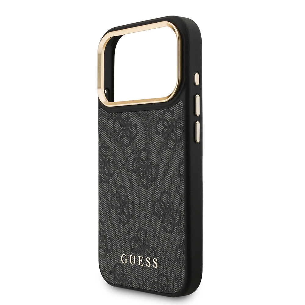 iPhone 17 Pro Kılıf Guess Orjinal Lisanslı M-safe Şarj Özellikli Askılı ve 4G Logo Kartlıklı Kapak