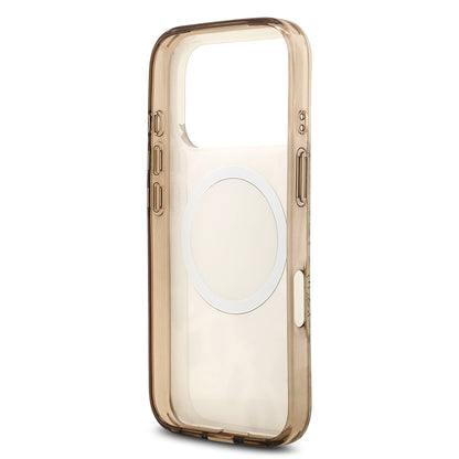 iPhone 17 Pro Kılıf Guess Orjinal Lisanslı M-safe Şarj Özellikli Flower Tonal Circle Kapak