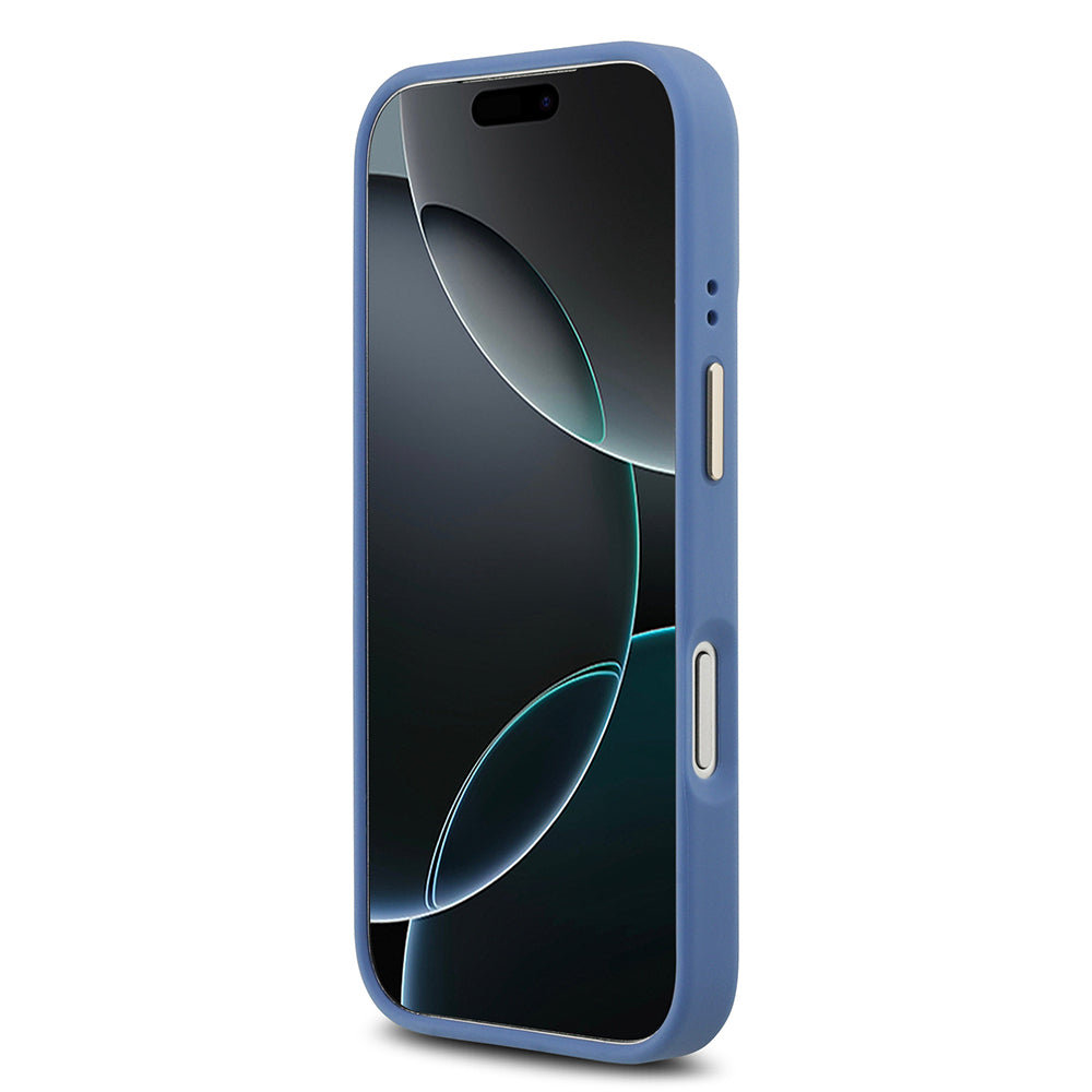 iPhone 17 Pro Kılıf Guess Orjinal Lisanslı M-safe Şarj Özellikli Gold Metal Kamera Çerçeveli PU Deri 4G Desenli Yazı Logolu Kapak