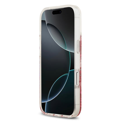 iPhone 17 Pro Kılıf Guess Orjinal Lisanslı M-safe Şarj Özellikli Transparan Resin Bottom Kapak