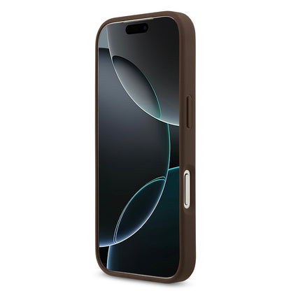 iPhone 17 Pro Kılıf Guess Orjinal Lisanslı M-safe Şarj Özellikli Yazı Logolu Circle Classic Kapak