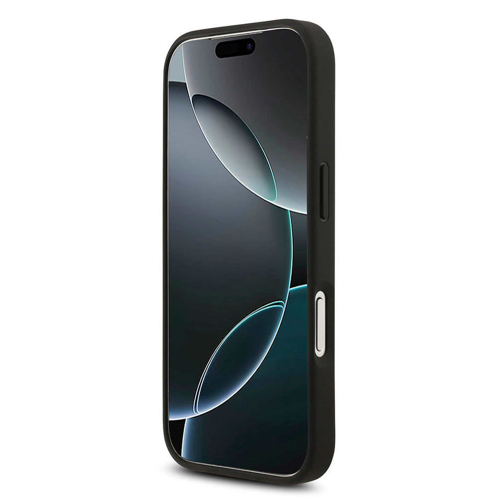 iPhone 17 Pro Kılıf Guess Orjinal Lisanslı M-safe Şarj Özellikli Yazı Logolu Circle Classic Kapak