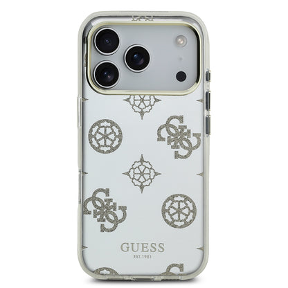iPhone 17 Pro Kılıf Guess Orjinal Lisanslı Metal Kamera Çerçeveli Simli Aynalı Kapak