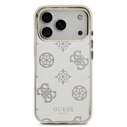 iPhone 17 Pro Kılıf Guess Orjinal Lisanslı Metal Kamera Çerçeveli Simli Aynalı Kapak
