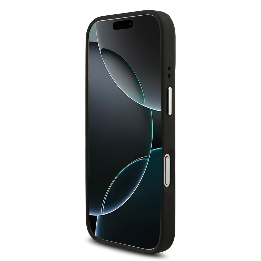 iPhone 17 Pro Kılıf Guess Orjinal Lisanslı PU Deri 4G Büyük Metal Logo Dizaynlı Kapak