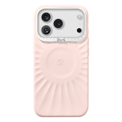 Apple iPhone 17 Pro Kılıf Kabartma Tasarımlı Metal Kamera Çerçeveli Pynana Starlight Serisi Kapak
