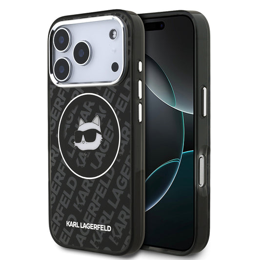 iPhone 17 Pro Kılıf Karl Lagerfeld Orjinal Lisanslı IML Baskılı Choupette Heads Kapak