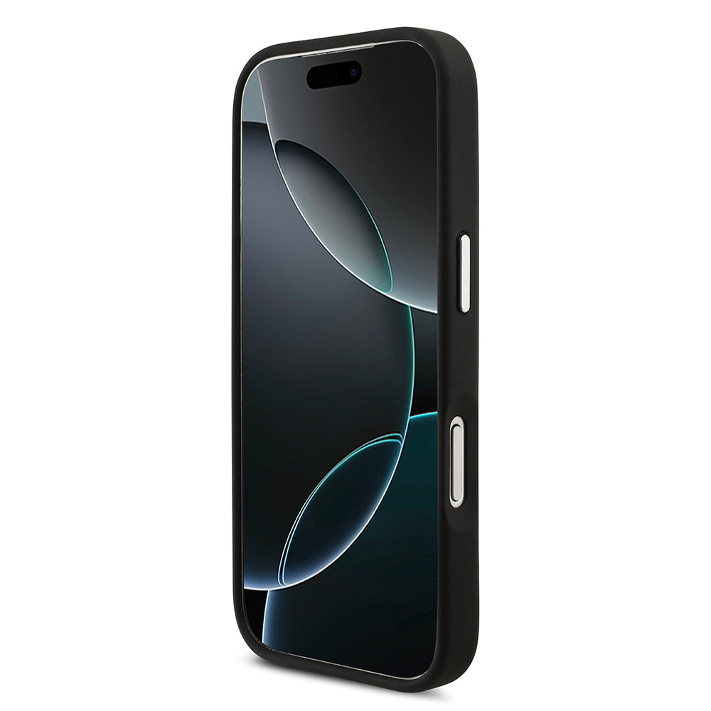 iPhone 17 Pro Kılıf Karl Lagerfeld Orjinal Lisanslı Metal Logolu K&C Heads Pin Kapak