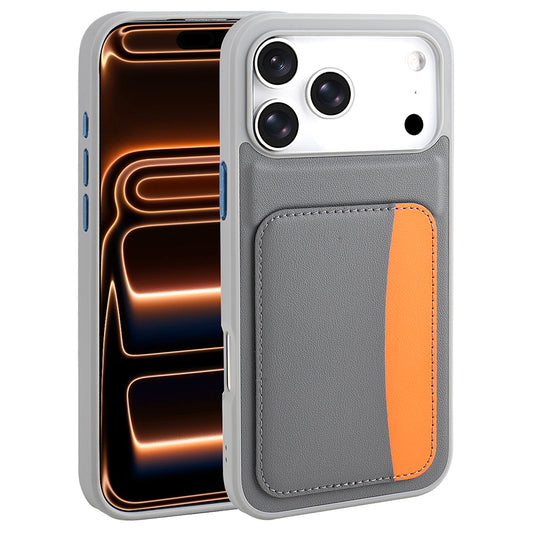 Apple iPhone 17 Pro Kılıf Kartlıklı Zore X-Kart Silikon Kapak