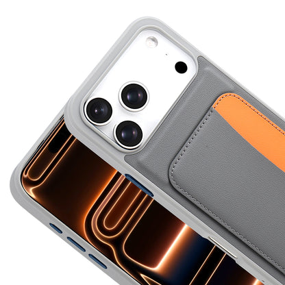 Apple iPhone 17 Pro Kılıf Kartlıklı Zore X-Kart Silikon Kapak