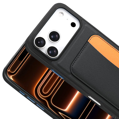 Apple iPhone 17 Pro Kılıf Kartlıklı Zore X-Kart Silikon Kapak