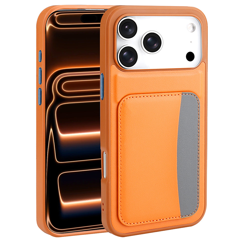 Apple iPhone 17 Pro Kılıf Kartlıklı Zore X-Kart Silikon Kapak