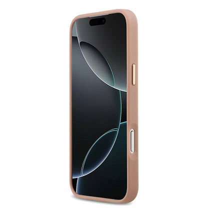 Apple iPhone 17 Pro Kılıf Lacoste Orjinal Lisanslı M-safe Şarj Özellikli Champs Elysees PU Deri Tasarımlı Kapak