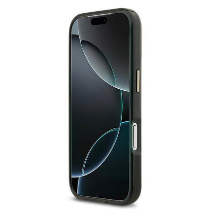 iPhone 17 Pro Kılıf Lacoste Orjinal Lisanslı M-safe Şarj Özellikli Gold Timsah Logolu Buzlu Kapak