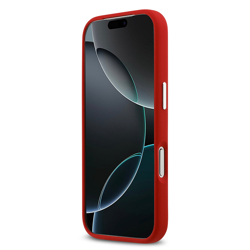 iPhone 17 Pro Kılıf Lacoste Orjinal Lisanslı M-safe Şarj Özellikli İkonik Logolu Metal Kamera Çerçeveli Silikon Kapak