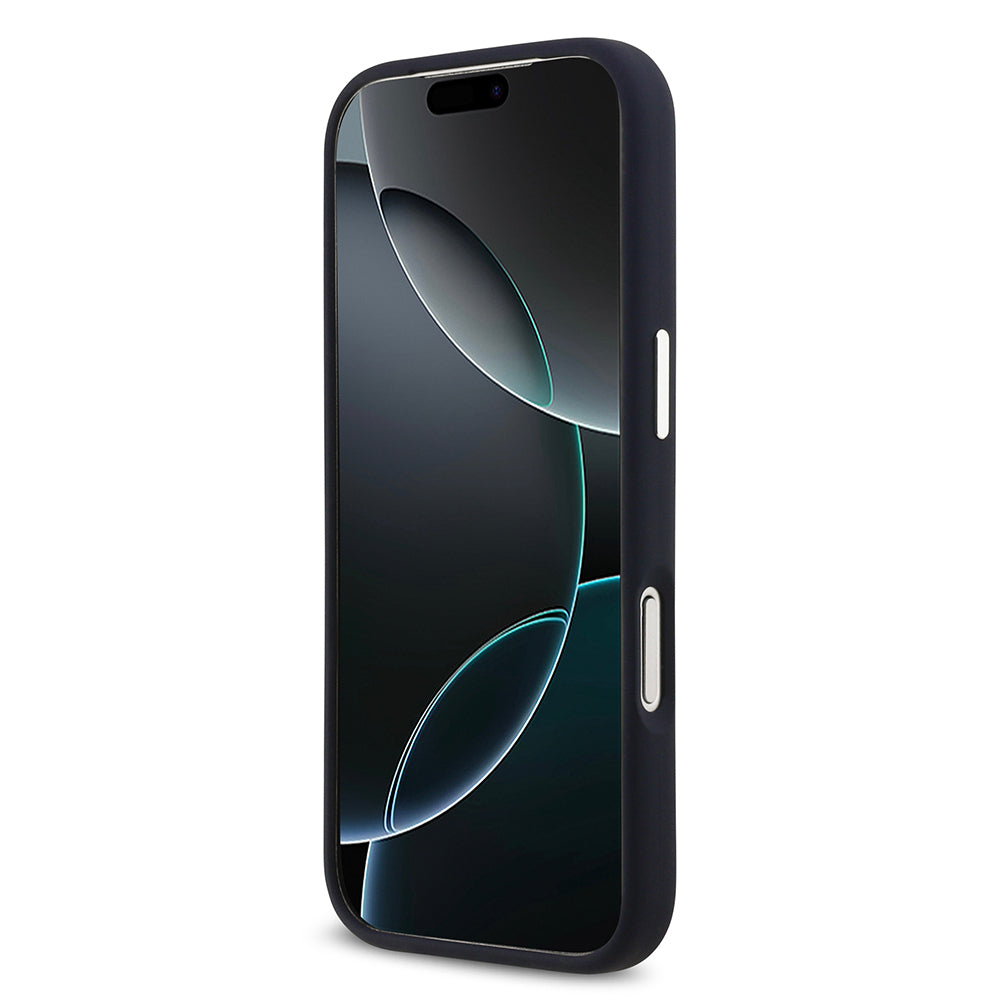 iPhone 17 Pro Kılıf Lacoste Orjinal Lisanslı M-safe Şarj Özellikli İkonik Logolu Metal Kamera Çerçeveli Silikon Kapak