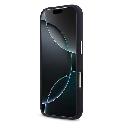 iPhone 17 Pro Kılıf Lacoste Orjinal Lisanslı M-safe Şarj Özellikli İkonik Logolu Metal Kamera Çerçeveli Silikon Kapak