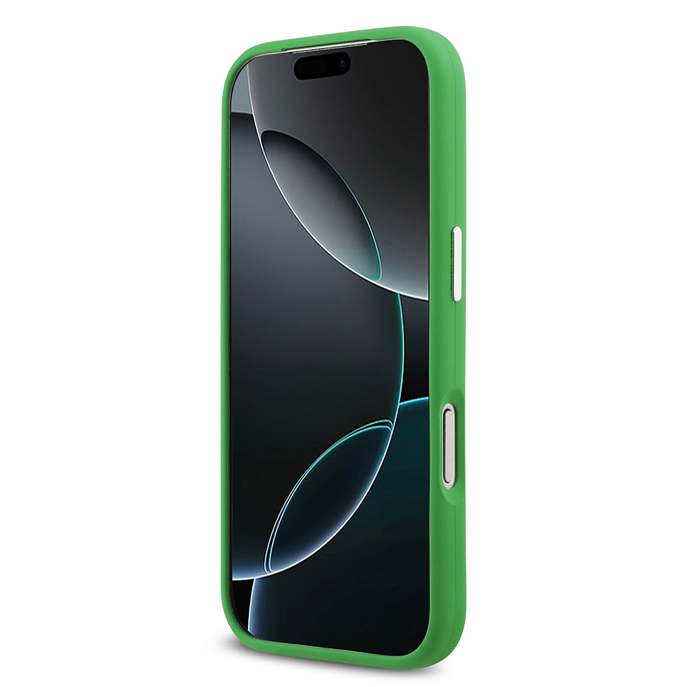 iPhone 17 Pro Kılıf Lacoste Orjinal Lisanslı M-safe Şarj Özellikli İkonik Logolu Metal Kamera Çerçeveli Silikon Kapak