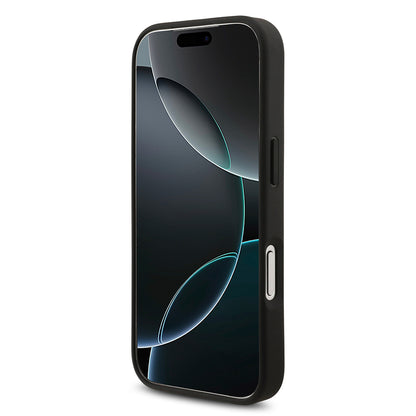 iPhone 17 Pro Kılıf Lacoste Orjinal Lisanslı M-safe Şarj Özellikli PU Deri Tasarımlı Karışık Monogram Desenli Kapak