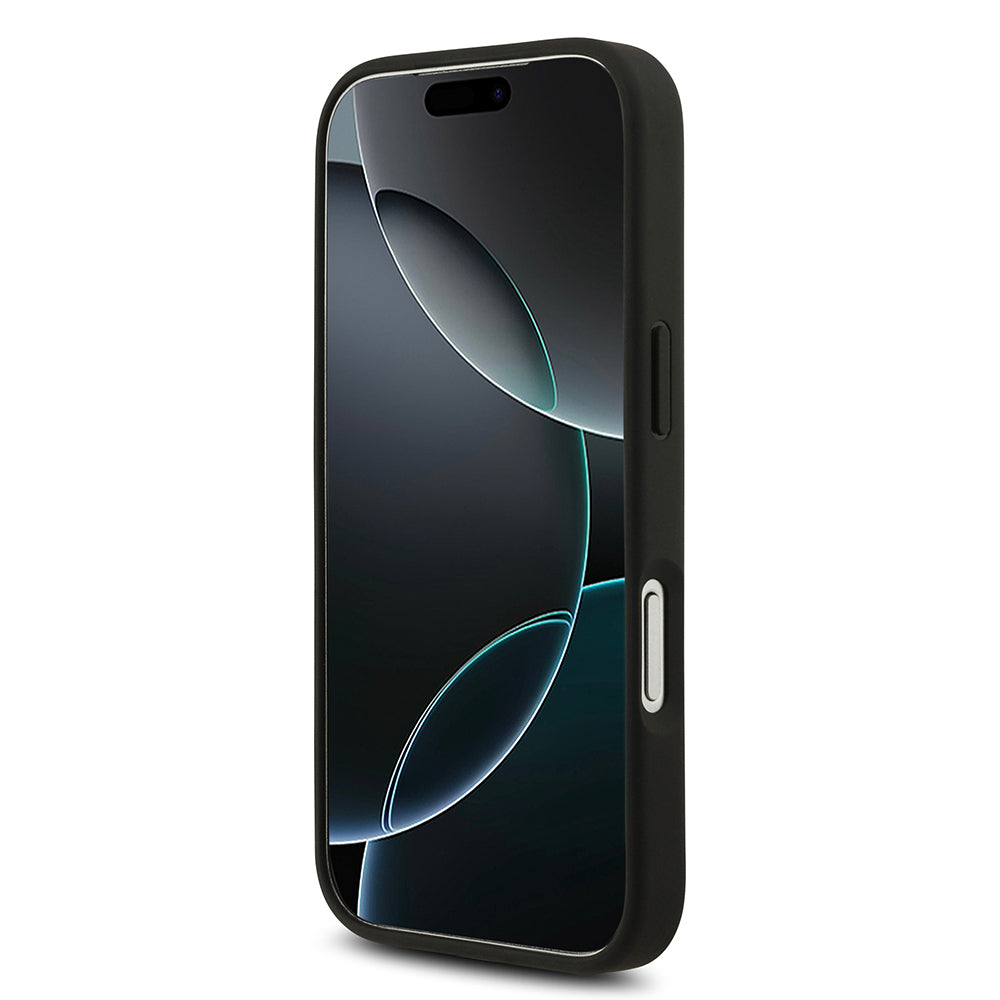 iPhone 17 Pro Kılıf Lacoste Orjinal Lisanslı M-safe Şarj Özellikli PU Deri Tasarımlı Metal Logolu Kapak