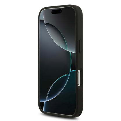 iPhone 17 Pro Kılıf Lacoste Orjinal Lisanslı M-safe Şarj Özellikli PU Deri Tasarımlı Metal Logolu Kapak