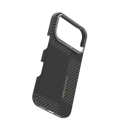 iPhone 17 Pro Kılıf M-safe Şarj Özellikli 600D Metal Kamera Çerçeveli Raptic Aramid Fiber Geotik Serisi Kapak