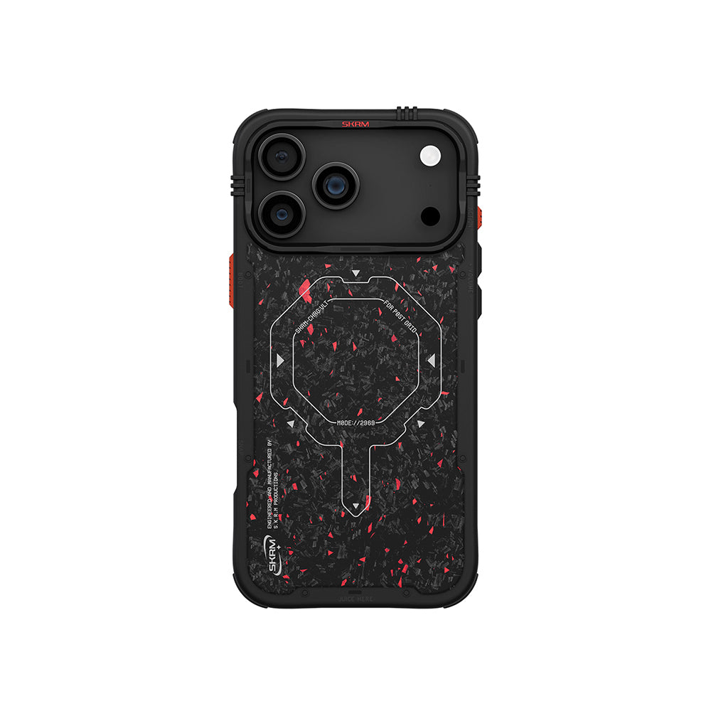 iPhone 17 Pro Kılıf M-safe Şarj Özellikli Airbag Tasarımlı Skinarma Vektor Kapak