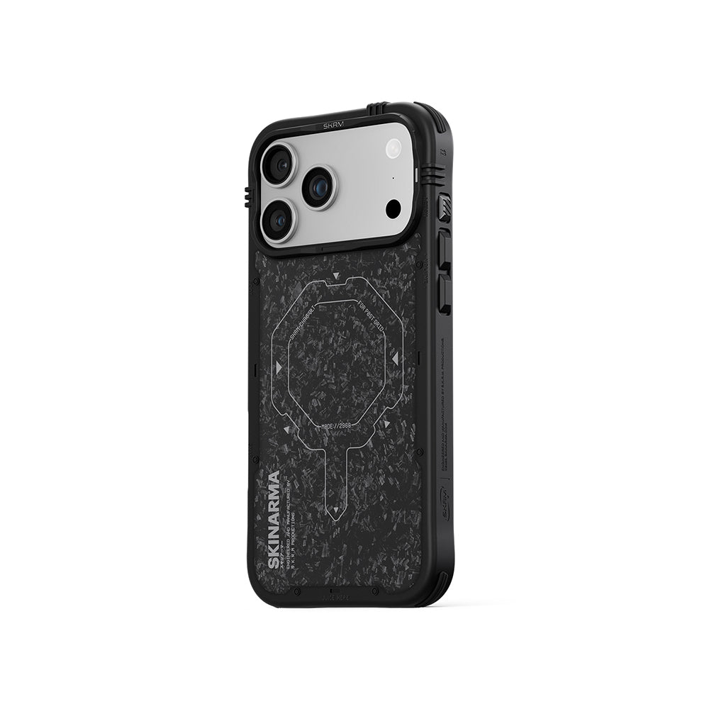 iPhone 17 Pro Kılıf M-safe Şarj Özellikli Airbag Tasarımlı Skinarma Vektor Kapak