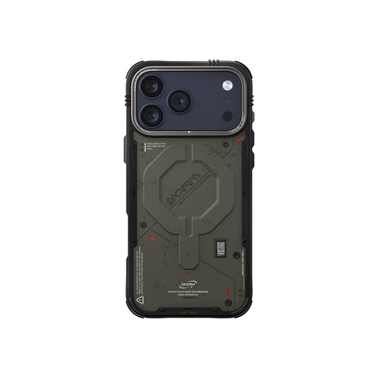 iPhone 17 Pro Kılıf M-Safe Şarj Özellikli Airbag Tasarımlı Skinarma Vigor Kapak