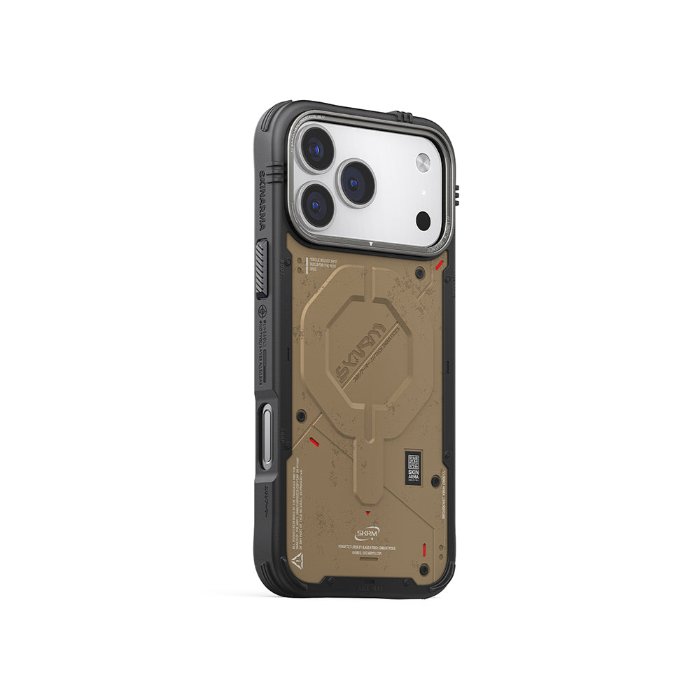 iPhone 17 Pro Kılıf M-Safe Şarj Özellikli Airbag Tasarımlı Skinarma Vigor Kapak