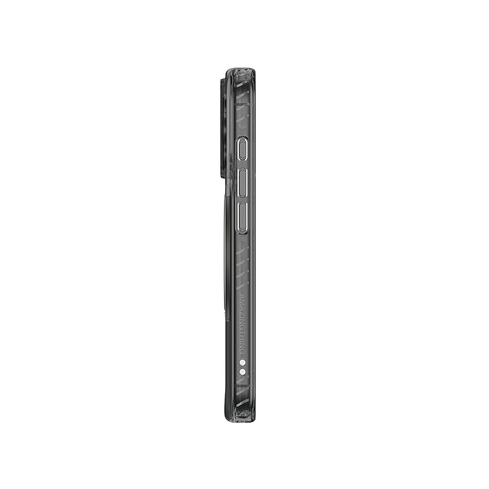 iPhone 17 Pro Kılıf M-Safe Şarj Özellikli Airbag Tasarımlı Standlı AmazingThing Titan Pro MagSpin Kapak