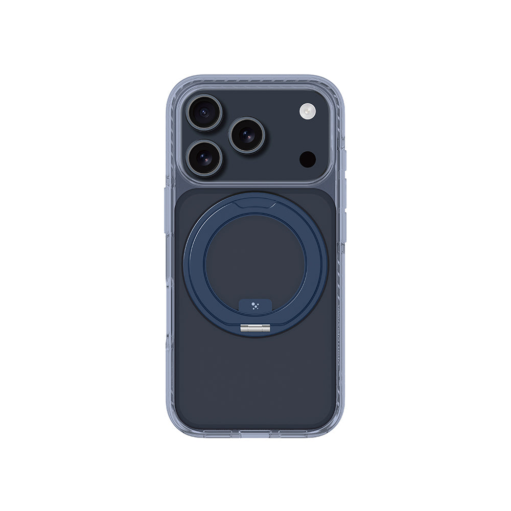 iPhone 17 Pro Kılıf M-Safe Şarj Özellikli Airbag Tasarımlı Standlı AmazingThing Titan Pro MagSpin Kapak