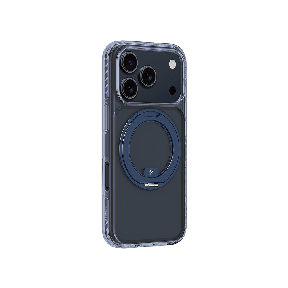 iPhone 17 Pro Kılıf M-Safe Şarj Özellikli Airbag Tasarımlı Standlı AmazingThing Titan Pro MagSpin Kapak