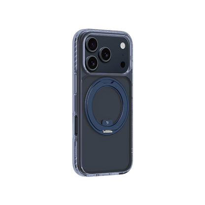 iPhone 17 Pro Kılıf M-Safe Şarj Özellikli Airbag Tasarımlı Standlı AmazingThing Titan Pro MagSpin Kapak