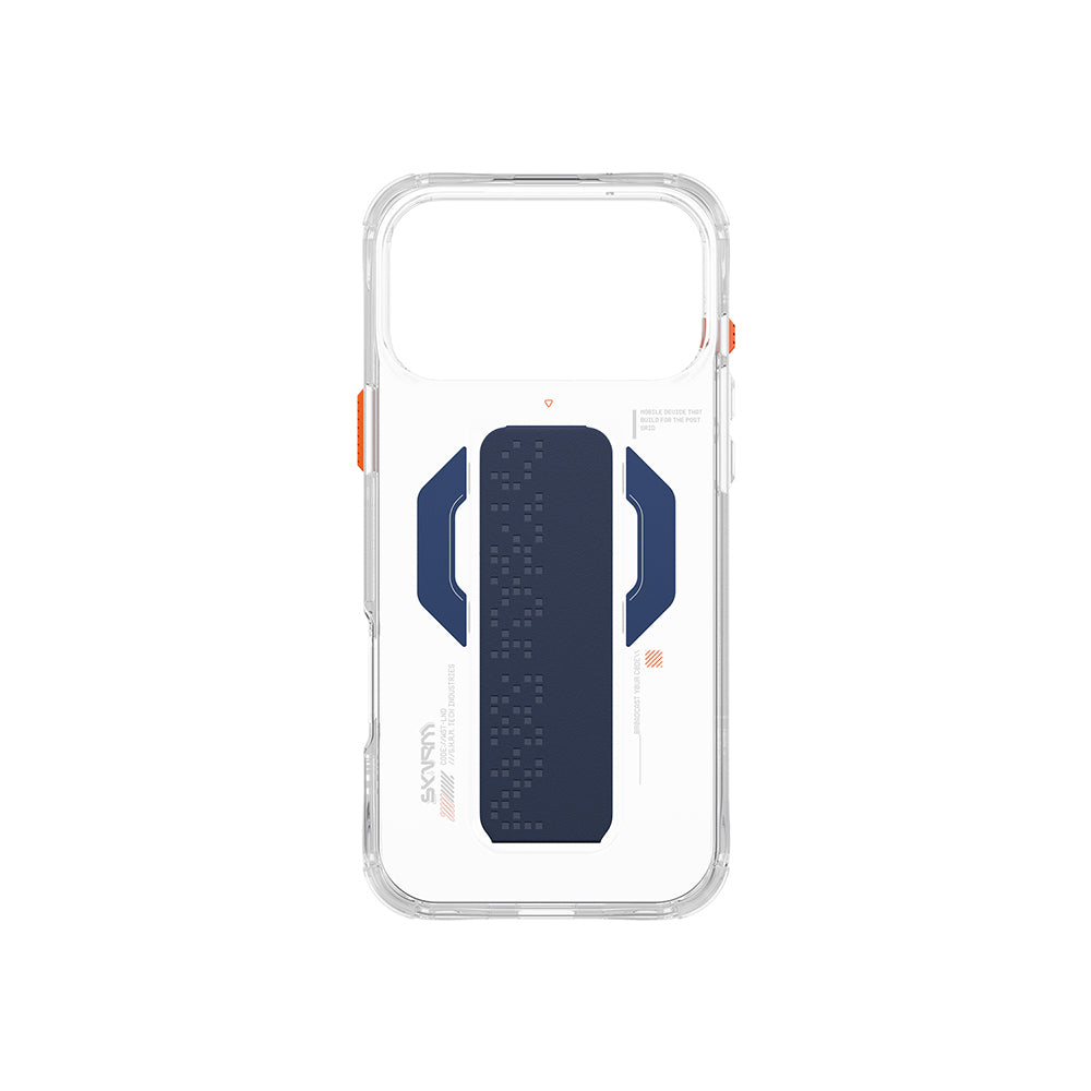 iPhone 17 Pro Kılıf M-Safe Şarj Özellikli Airbag Tasarımlı Standlı Skinarma Haxa Kapak