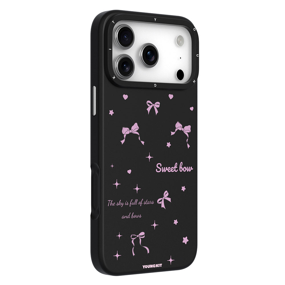 iPhone 17 Pro Kılıf M-Safe Şarj Özellikli Airbagli Çift Katmanlı Youngkit Sweathart Serisi Kapak
