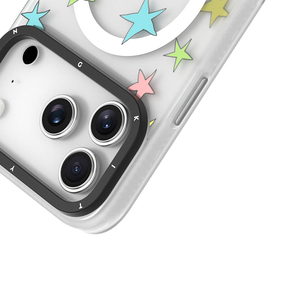 iPhone 17 Pro Kılıf M-Safe Şarj Özellikli Airbagli Çift Katmanlı Youngkit Sweathart Serisi Kapak