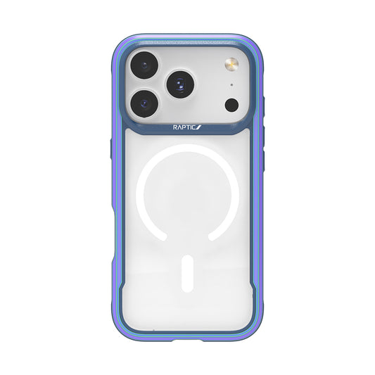 iPhone 17 Pro Kılıf M-safe Şarj Özellikli Airbagli Raptic Shield Serisi Şeffaf Arka Yüzey Kapak