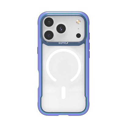 iPhone 17 Pro Kılıf M-safe Şarj Özellikli Airbagli Raptic Shield Serisi Şeffaf Arka Yüzey Kapak