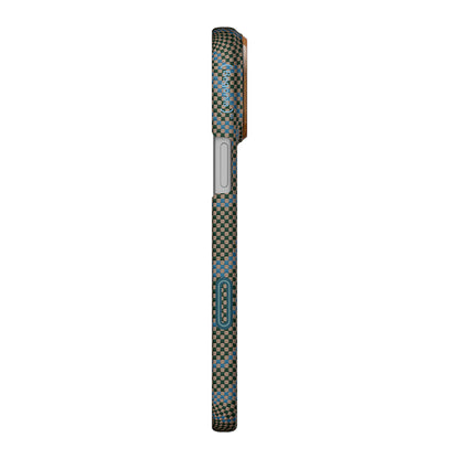 Apple iPhone 17 Pro Kılıf M-safe Şarj Özellikli Aramid Fiber Pitaka Breath of Veins Serisi Kapak