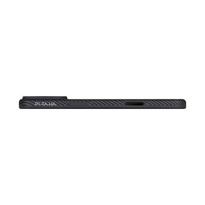 iPhone 17 Pro Kılıf M-safe Şarj Özellikli Aramid Fiber Pitaka Military-Grade Classic Serisi Black-Grey Twill Kapak