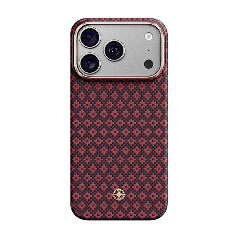 Apple iPhone 17 Pro Kılıf M-Safe Şarj Özellikli Benks ArmorAir ArmorGrid Serisi C1 Kevlar Karbon Kapak