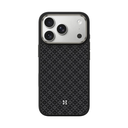 Apple iPhone 17 Pro Kılıf M-Safe Şarj Özellikli Benks ArmorPro ArmorGrid Serisi Kevlar Kapak