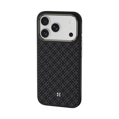 Apple iPhone 17 Pro Kılıf M-Safe Şarj Özellikli Benks ArmorPro ArmorGrid Serisi Kevlar Kapak