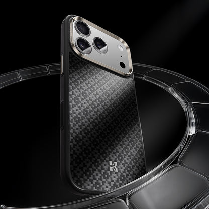 Apple iPhone 17 Pro Kılıf M-Safe Şarj Özellikli Benks ArmorPro ArmorGrid Serisi Kevlar Kapak
